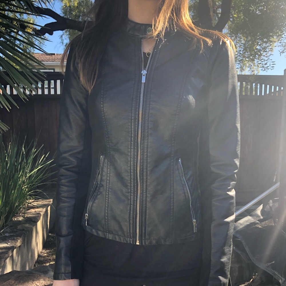 Express leather jacket